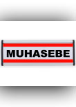 muhasebe departman levhası