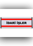 idari işler  departman levhası