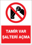 tamir var şalteri açma