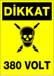 dikkat 380 volt elektrik