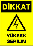 dikkat yüksek gerilim