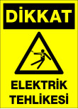 dikkat elektrik tehlikesi