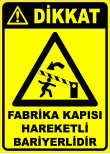 fabrika kapısı hareketli bariyerlidir