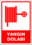 fosforlu yangın dolabı levhası