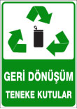 geri dönüşüm teneke kutular