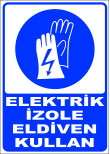 elektrik izole eldiven kullan