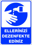 ellerinizi dezenfekte ediniz