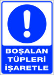 boşalan tüpleri işaretle