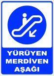 yürüyen merdiven aşağı