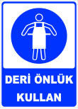 deri önlük kullan