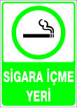 sigara içme yeri