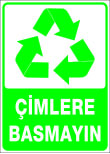 çimlere basmayın