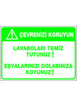 lavobaları temiz tutunuz eşyalarınızı dolabınıza koyunuz