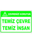 temiz çevre temiz insan
