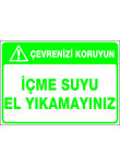 içme suyu el yıkamayınız