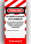 işgüvenliği etiketleri