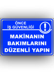 makinanın bakımlarını düzenli yapın 005