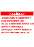 talimat levhası