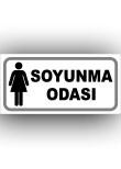 soyunma odası levhası