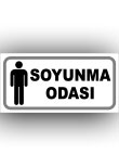 soyunma odası levhası