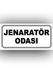 jeneratör odası levhası