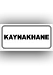 kaynakhane odaları levhası