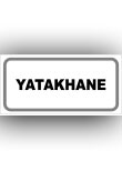 yatakhane levhası