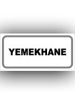 yemekhane levhası