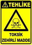 toksik zehirli madde