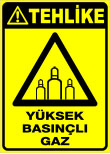 yüksek basınçlı gaz