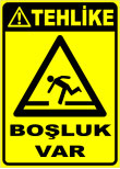 boşluk var