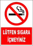 lütfen sigara içmeyiniz