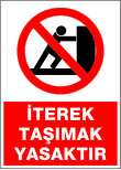 iterek taşımak yasaktır