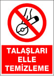 talaşları elle temizleme