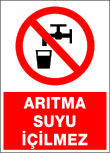 arıtma suyu içilmez