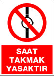 saat takmak yasaktır